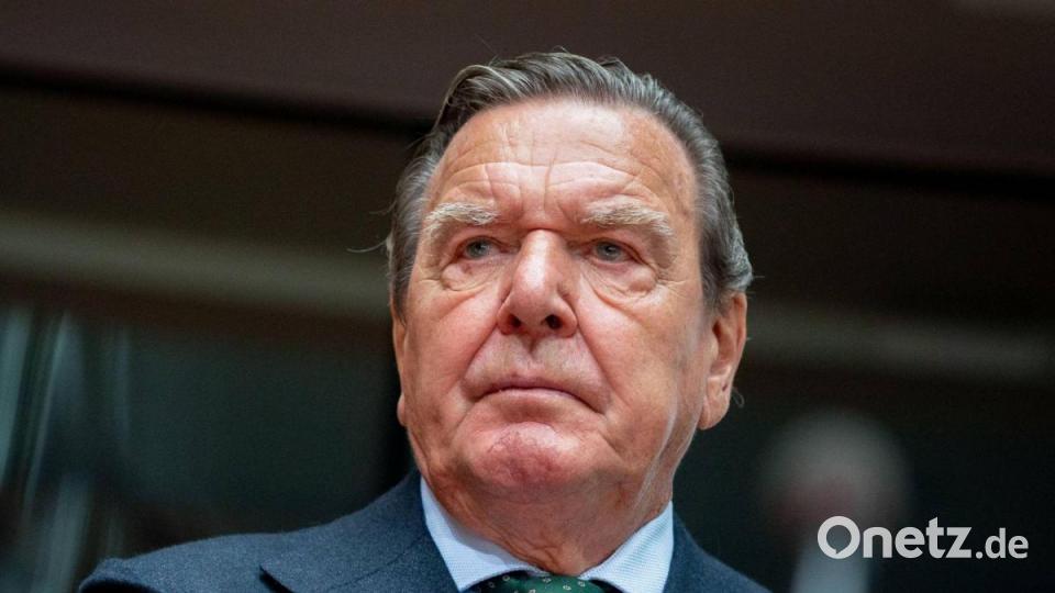 Der ehemalige Bundeskanzler Gerhard Schröder (SPD). Bild: Kay Nietfeld/dpa