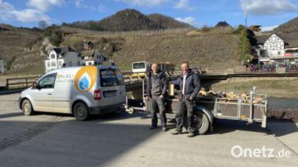 Eindrücke von der Reise der drei Rotarier ins Ahrtal. Bild: Rotary-Club Auerbach/exb