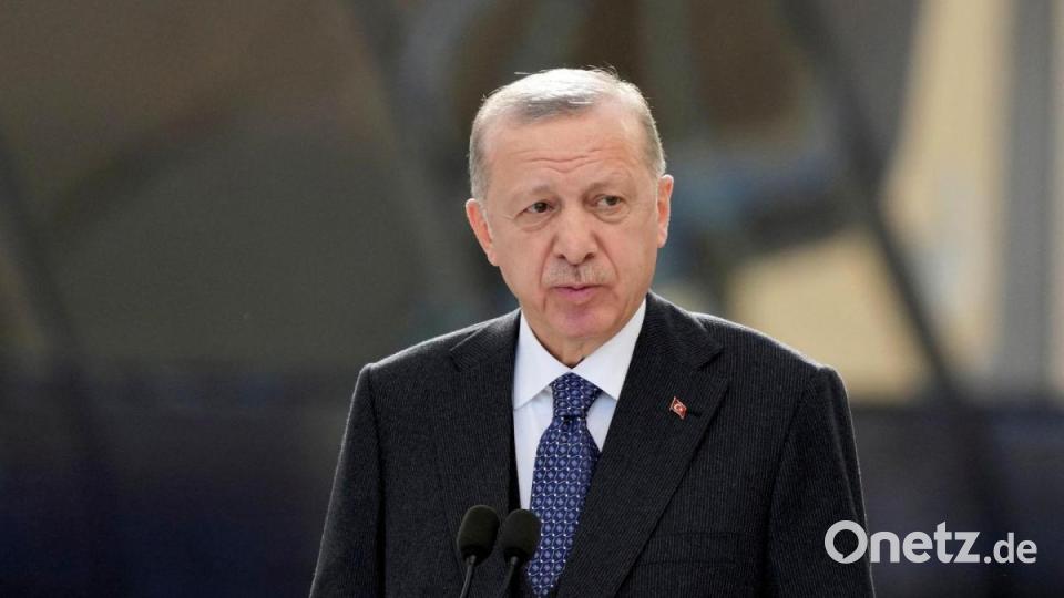 Der türkische Präsident Recep Tayyip Erdogan fordert von Russland eine Waffenruhe in der Ukraine. Bild: Ebrahim Noroozi/AP/dpa