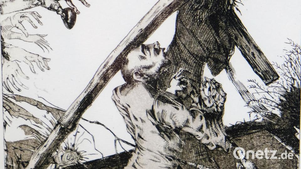 Zum Ausstellungsthema gehören unter anderem Kreuzwegradierungen . Bild: do