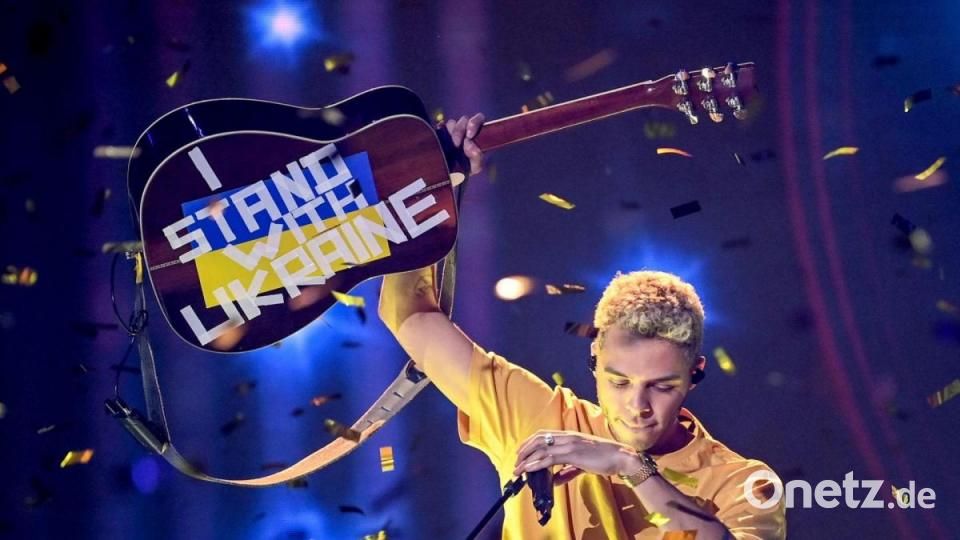 Klares Statement: Malik Harris siegte in Berlin. Bild: Britta Pedersen/dpa-POOL/dpa