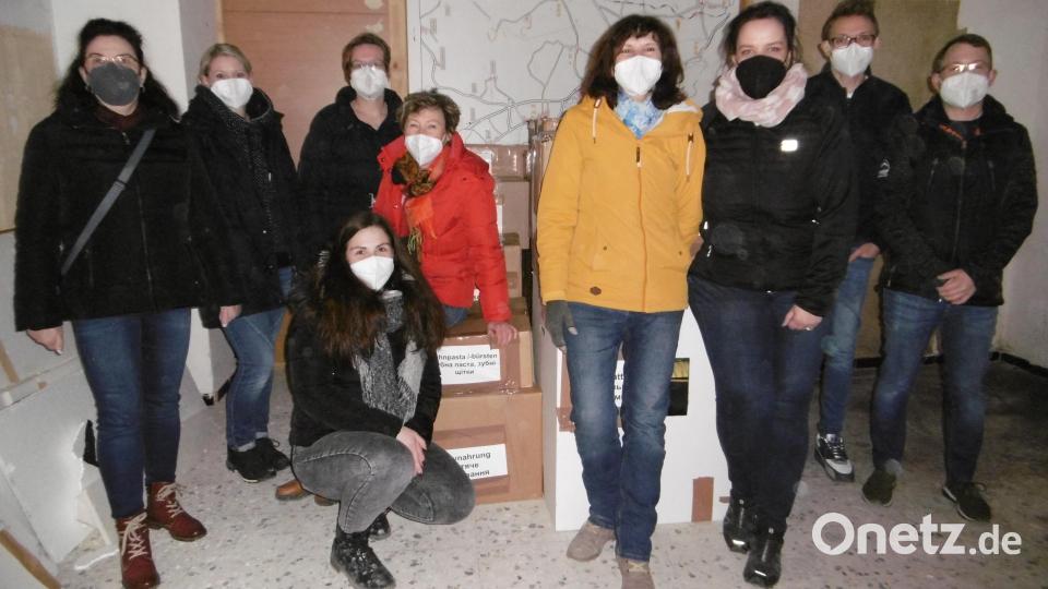 Viele Hahnbacher packen an, um der Bevölkerung in der Ukraine zu helfen. Bild: mma