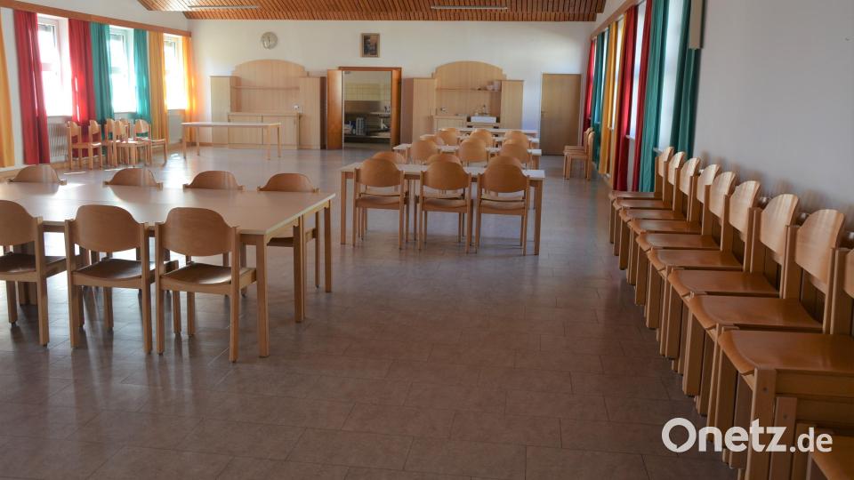 Der Speisesaal steht voll ausgestattet zur Verfügung. Bild: jr