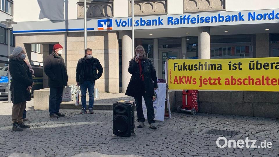 Mahnwache wegen Fukushima. Bild: uz