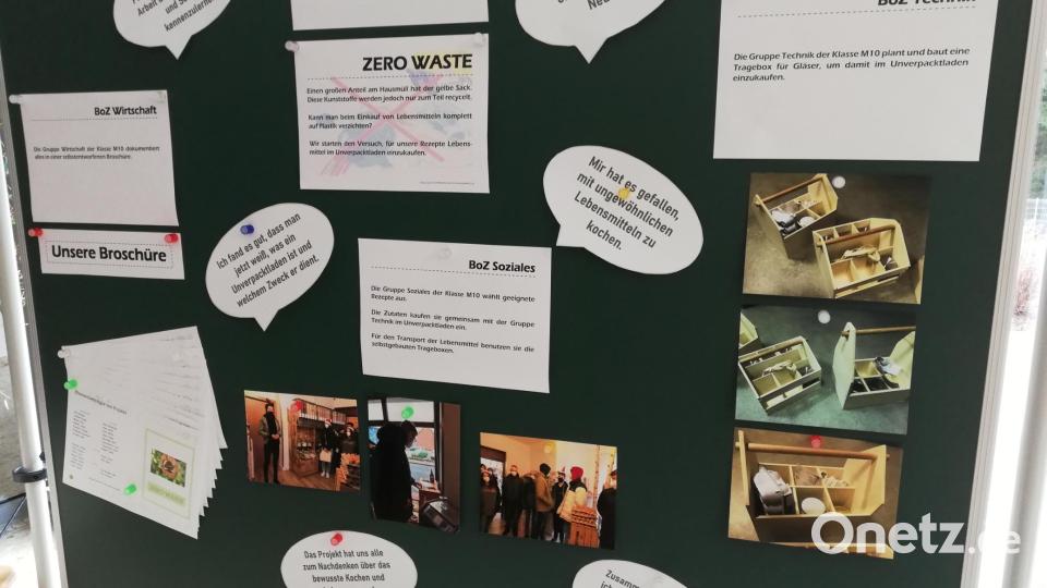 Im Projekt Zero Waste wurden die Schüler der Mittelschule aufs Leben vorbereitet. Bild: adj