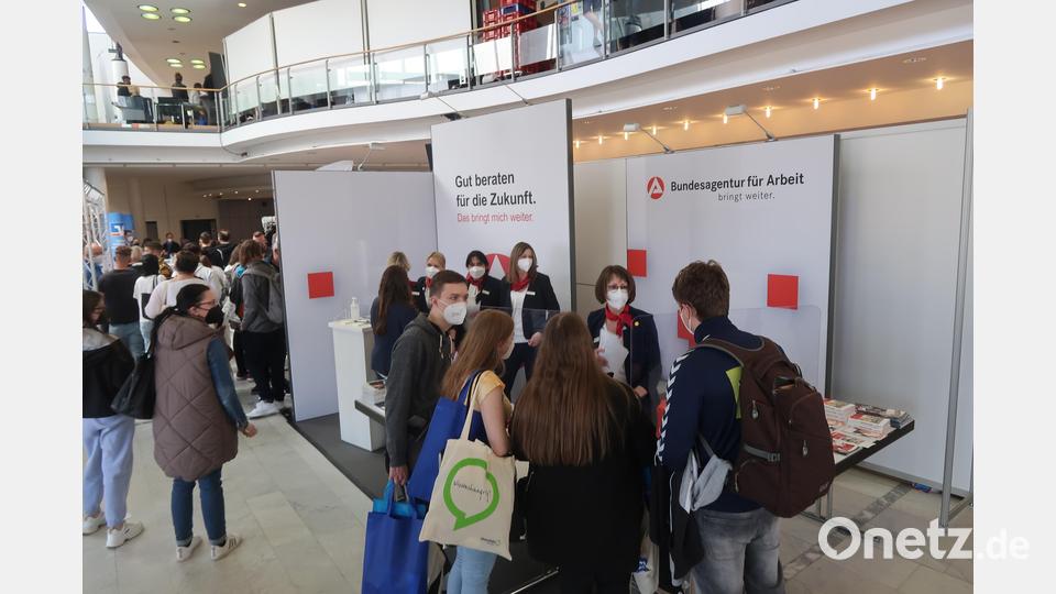 Organisiert wurde die Ausbildungsmesse von der Agentur für Arbeit. Bild: Kunz