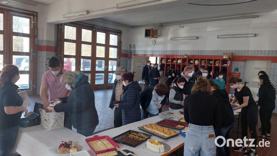 Die Kuchenverkaufsaktion am 13. März war ein riesiger Erfolg. Innerhalb von nicht einmal 30 Minuten war alles verkauft. Bild: fla