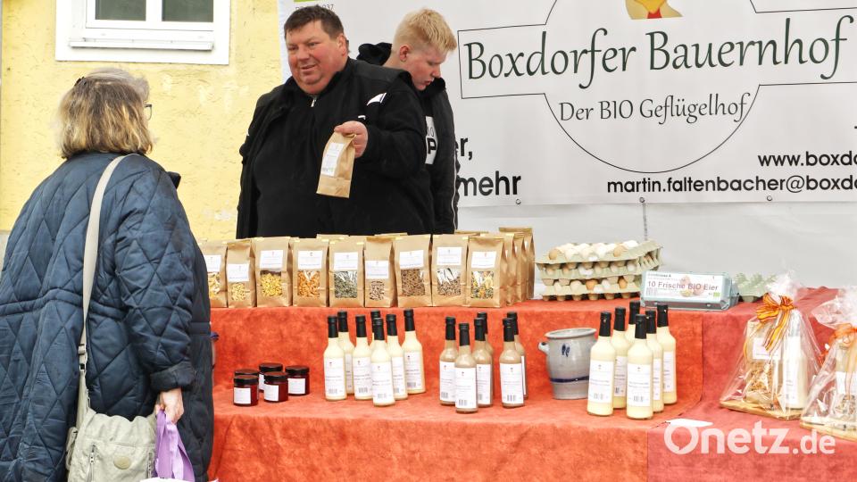 Auch Martin Faltenbacher vom Boxdorfer Bauernhof war vertreten. Bild: njn
