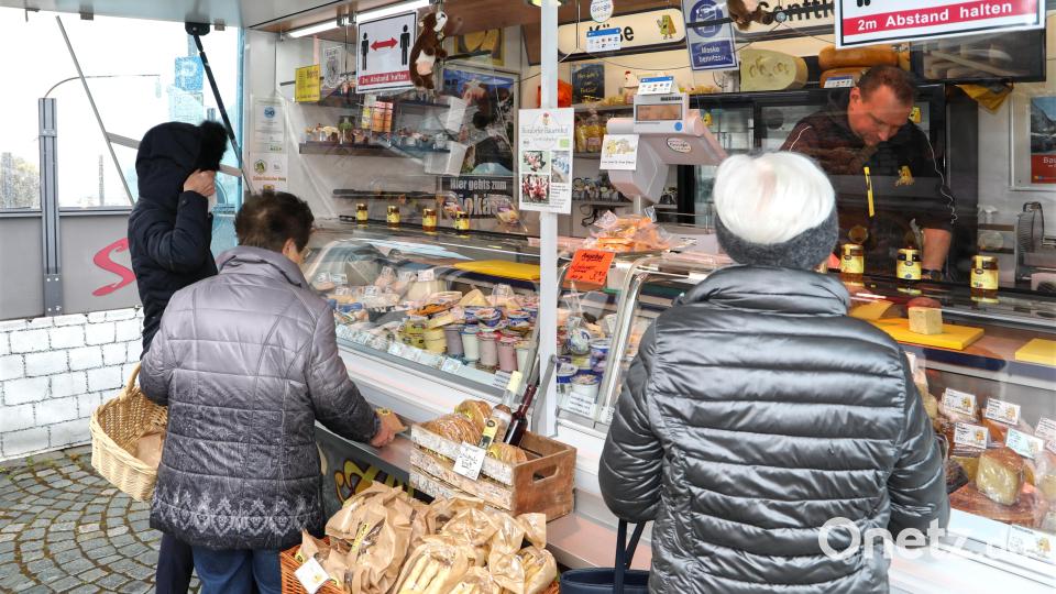 Käseprodukte hatte Mario Senftleben im Angebot. Bild: njn