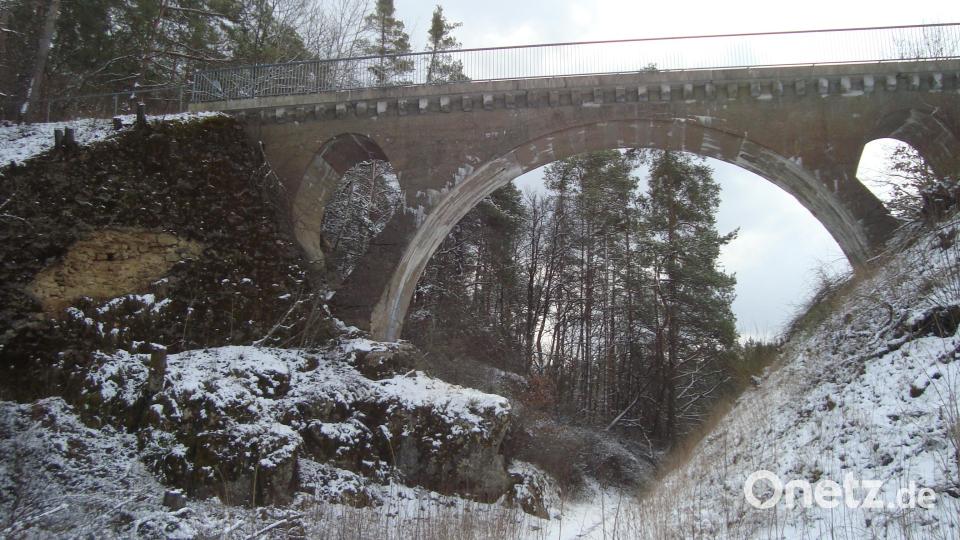 Die Schäden an der Laibung des Haager Viadukts werden immer größer. Bild: schß