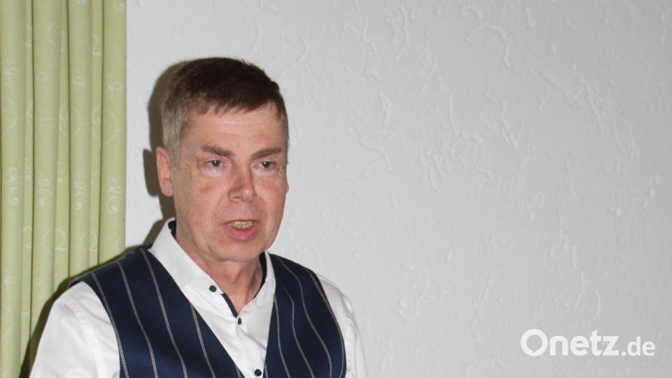 &quot;Wir müssen uns mit Aktionen und Veranstaltungen an die Menschen in der Region wenden, um sie für die Hilfe für die Ukraine gewinnen zu können.&quot; (Jochen Schneider, ehemaliger Bataillonskommandeur) Bild: frd