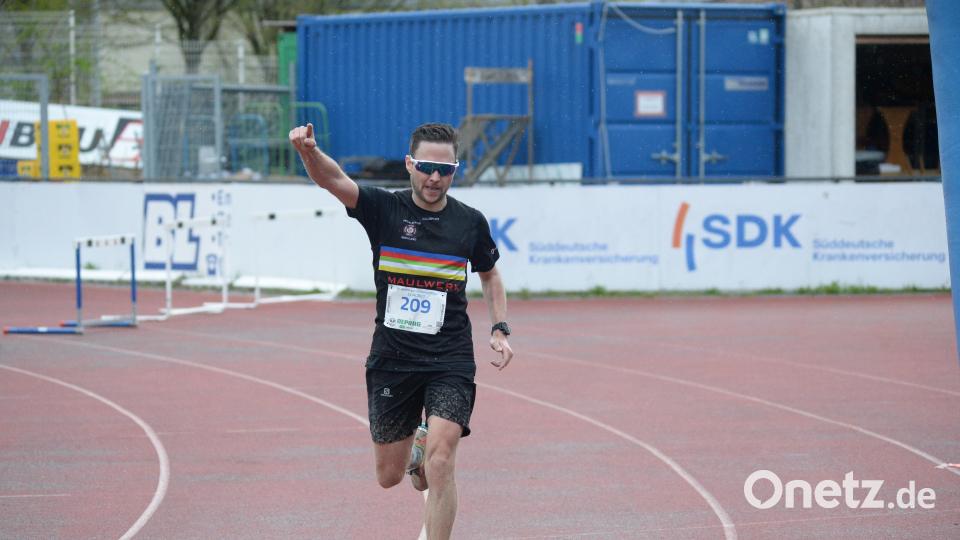 Sieger im Halbmarathon: Felix Michl von den Pedalrittern Birgland. Bild: Andreas Brückmann