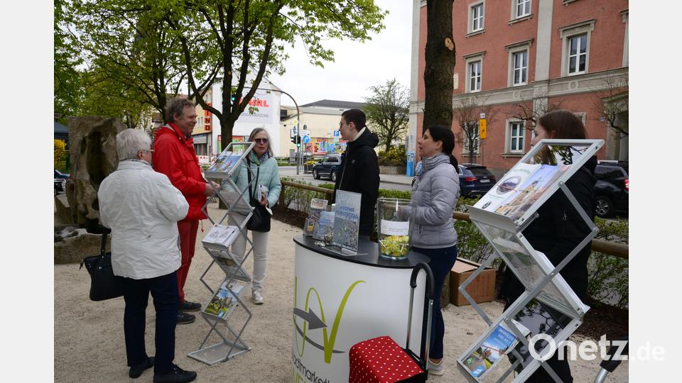 Das Stadtmarketing Weiden lud am Samstag zum ersten Mobilitätstag in die Grünanlage in der Bürgermeister-Prechtl-Straße ein. Die Besucherzahl dort hielt sich allerdings in Grenzen. Bild: bey