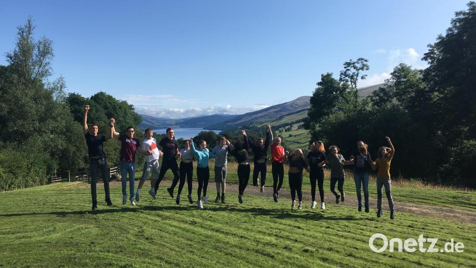 Spaß hatte die Gruppe in den Highlands. Bild: Rockinger/exb