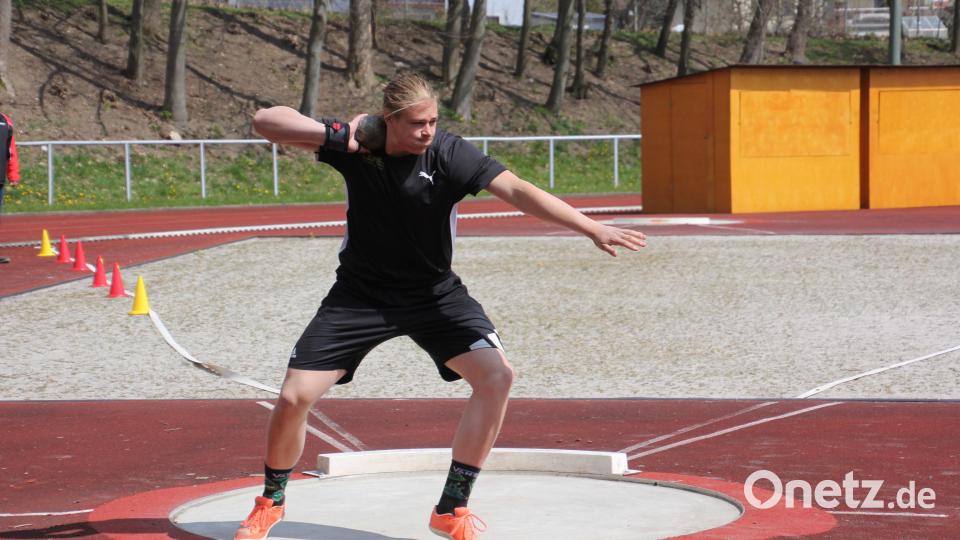 Der 16-jährige Georg Harpf, ein Powerathlet pur, er schaffte die Norm für die U18-EM in Jerusalem. Bild: kro