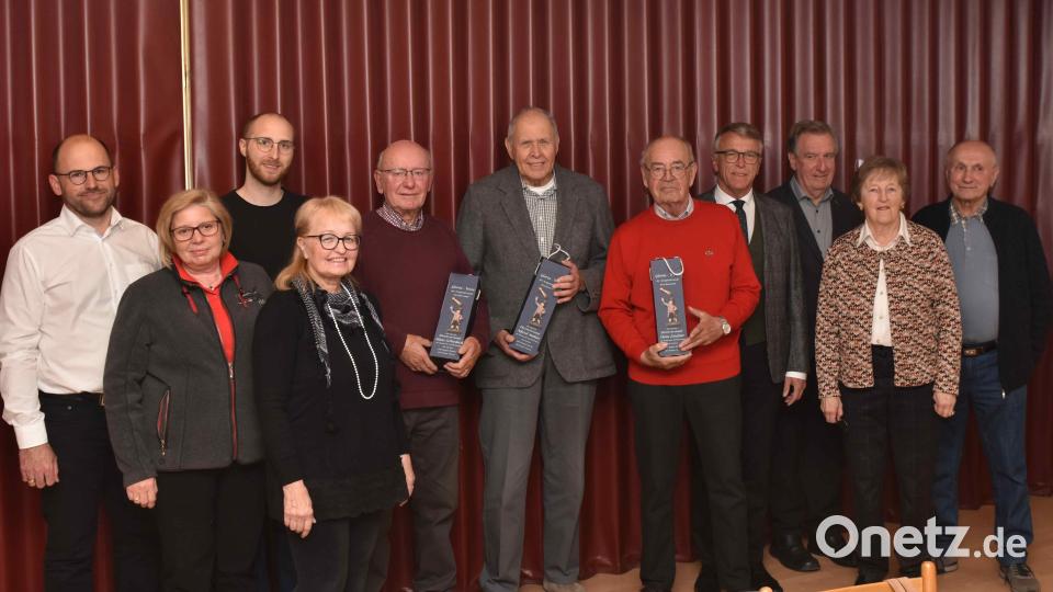 Alfred Mehler, Hans Lindner und Hans Schiedeck wurden zu Ehrenvorsitzenden der Krippenfreunde Tirschenreuth ernannt. Im Bild die Vereinsführung mit den Geehrten (von links): Ralf Möstl, Rita Krapf, Zweiter Vorsitzender Peter Stahl, Erste Vorsitzende Marianne Stangl, Hans Schiedeck, Fred Mehler, Hans Lindner, Bürgermeister Franz Stahl, Franz Krapf, Marianne Mehler und Horst Haidl. Bild: Thomas Sporrer