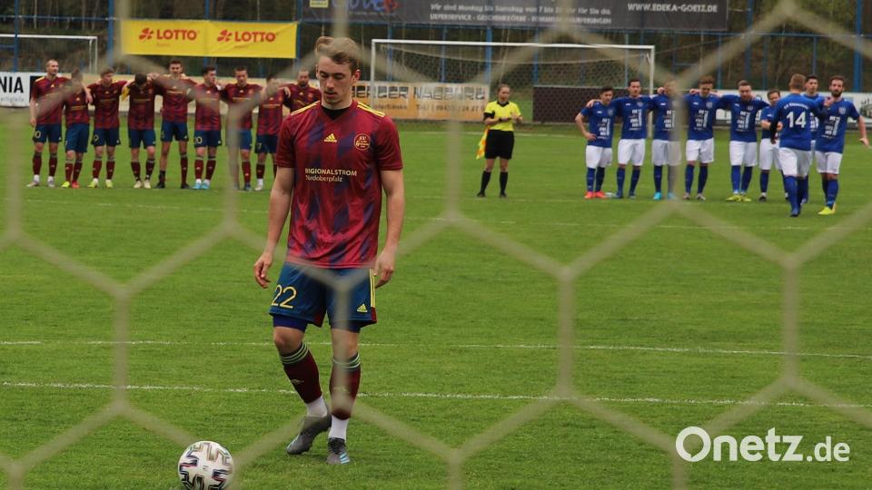 Der Grafenwöhrer Luca Reiß zeigte im Elfmeterschießen Nervenstärke. Bild: war