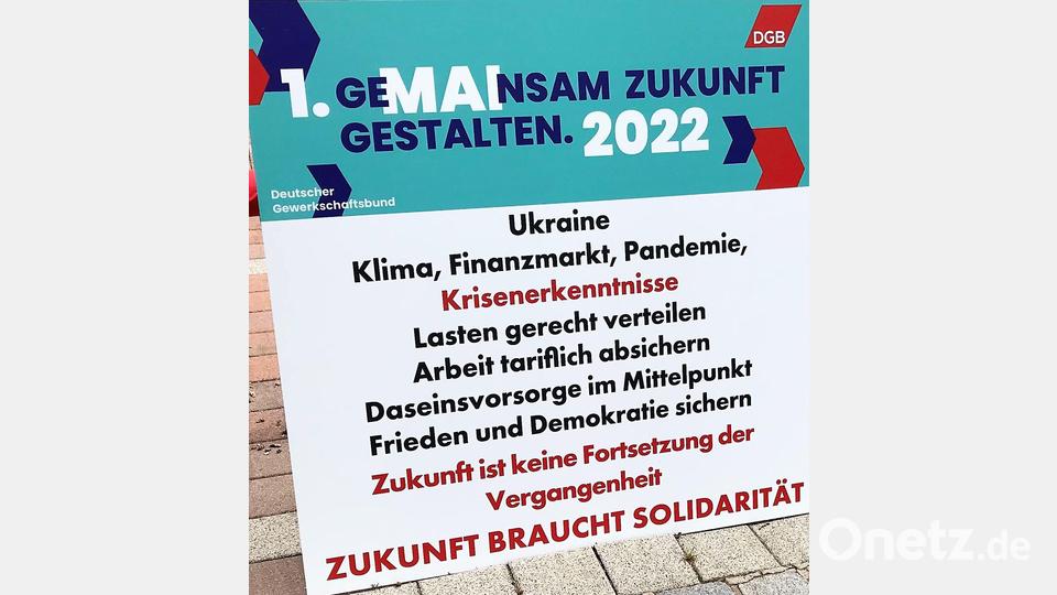 Maikundgebung Windischeschenbach Bild: Manfred Haberzeth/exb