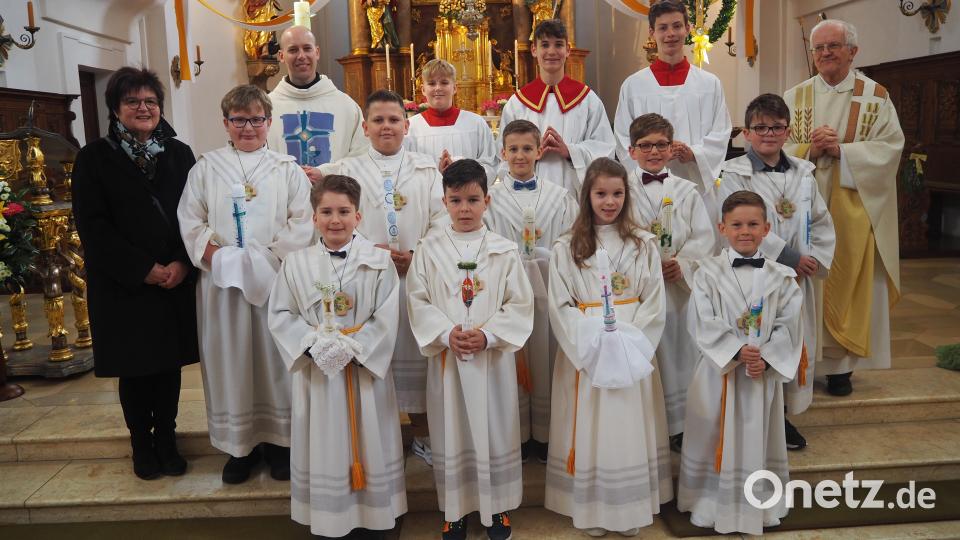 Die Gruppe Hl. Johannes vor dem Altar. Bild: stn