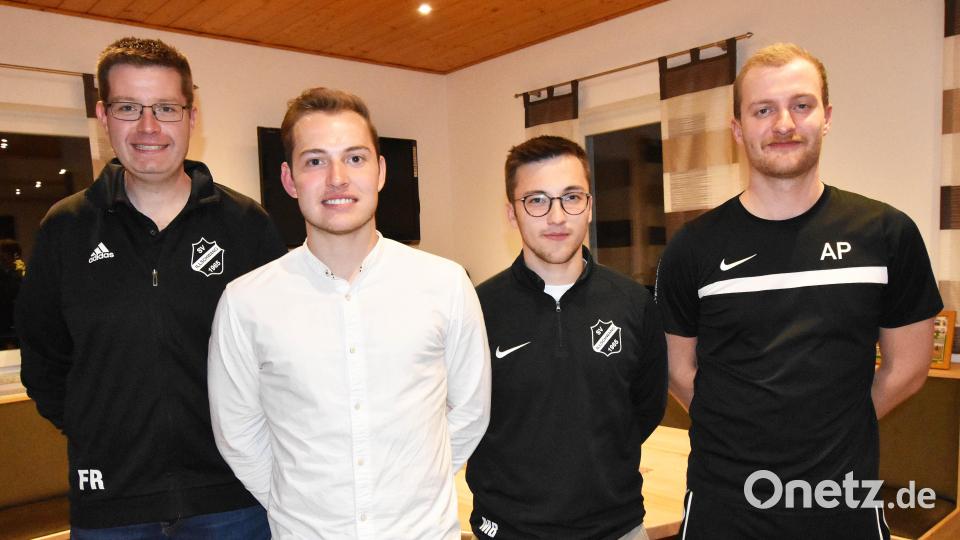 Die neue Spitze der Fußballabteilung: (von links) Florian Roth wird jetzt von Felix Dirscherl, Moritz Behringer und Alexander Pickel unterstützt. Bild: no