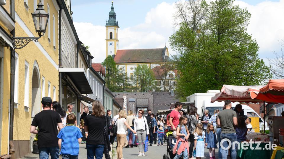 Gut besucht war der Markt. Bild: bey