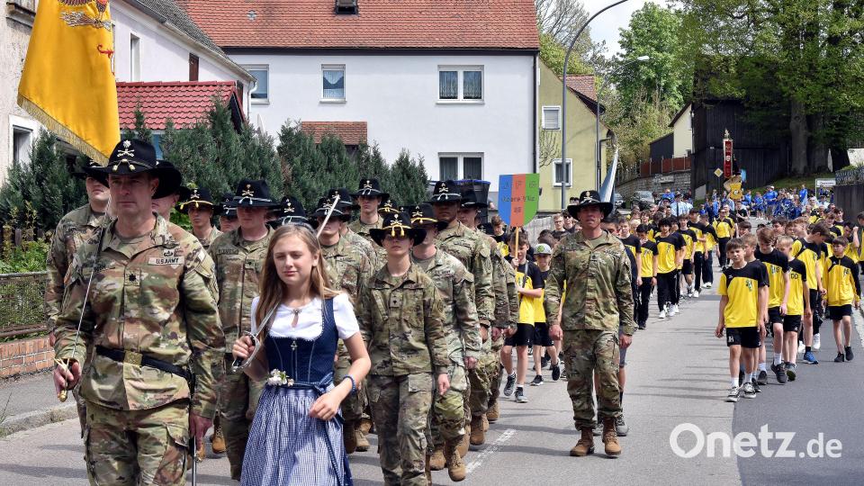 Auch die US-Armee schickte eine Abordnung. Bild: Stephan Huber