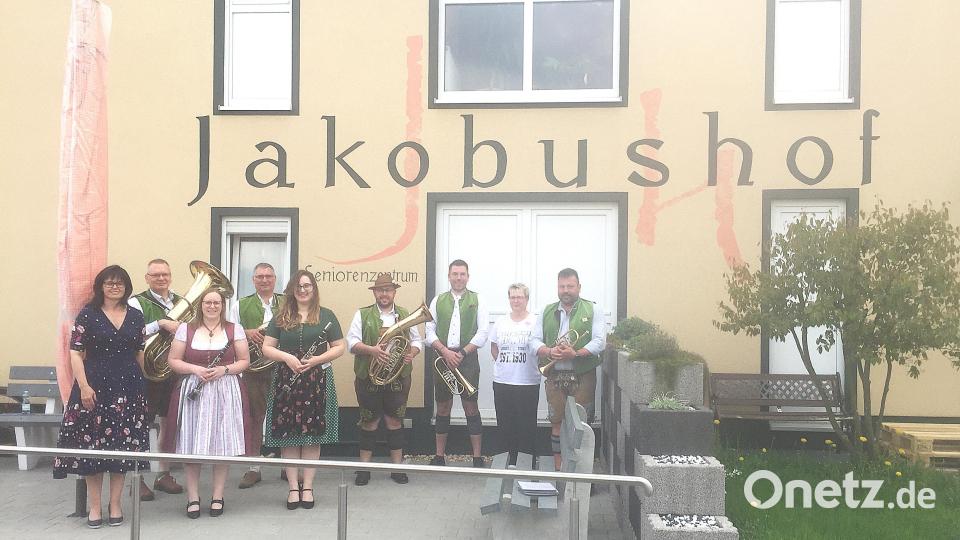 Ein Muttertagsständchen gab es auch am Jakobushof. Bild: sck