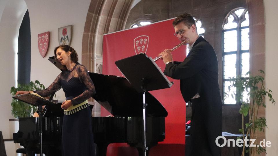 Nur einmal standen das Ehepaar Glamsch zusammen mit der Pianistin Johanna Marie Henning gemeinsam auf der Bühne. Es war für die Arie "Flammende Rose, Zierde der Erden" von Georg Friedrich Händel. Bild: mfh