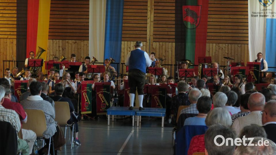 Die Jugendblaskapelle präsentierte in der Witronhalle ein abwechslungsreiches musikalisches Repertoire. Bild: adj