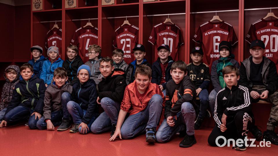 In den heiligen Hallen des FC Bayern Bild: tok