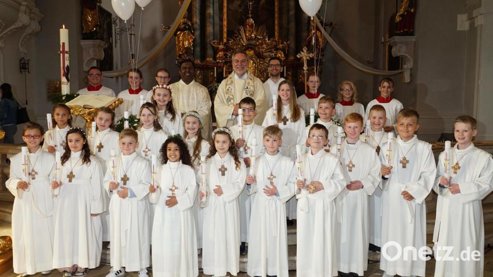 In der Schnaittenbacher Pfarrei St. Vitus feiern 19 Kinder Erstkommunion. Bild: ads