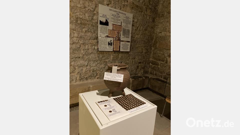 Was muss man sich unter 100 Gulden Kopfgeld vorstellen?Iim Vilsecker Burgturm wartet eine anschauliche Erklärung. Bild: aks