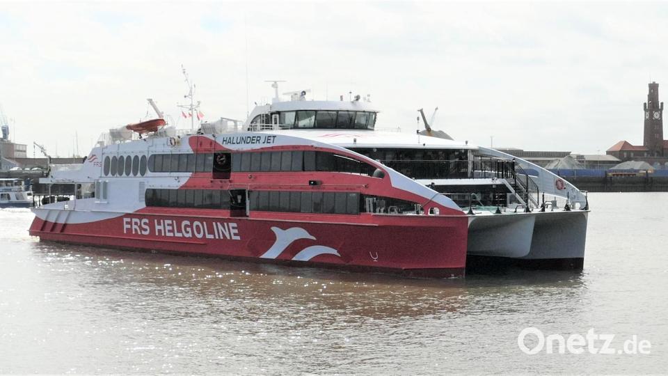 Mit dem Katamaran fuhren die VdK-Reisenden nach Helgoland Bild: rgr