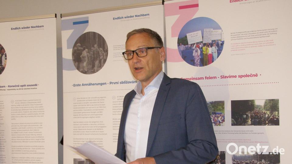"Jetzt wir der Kern Europas als großer Friedensverbund deutlich." (Bürgermeister Bernd Sommer) Bild: pz