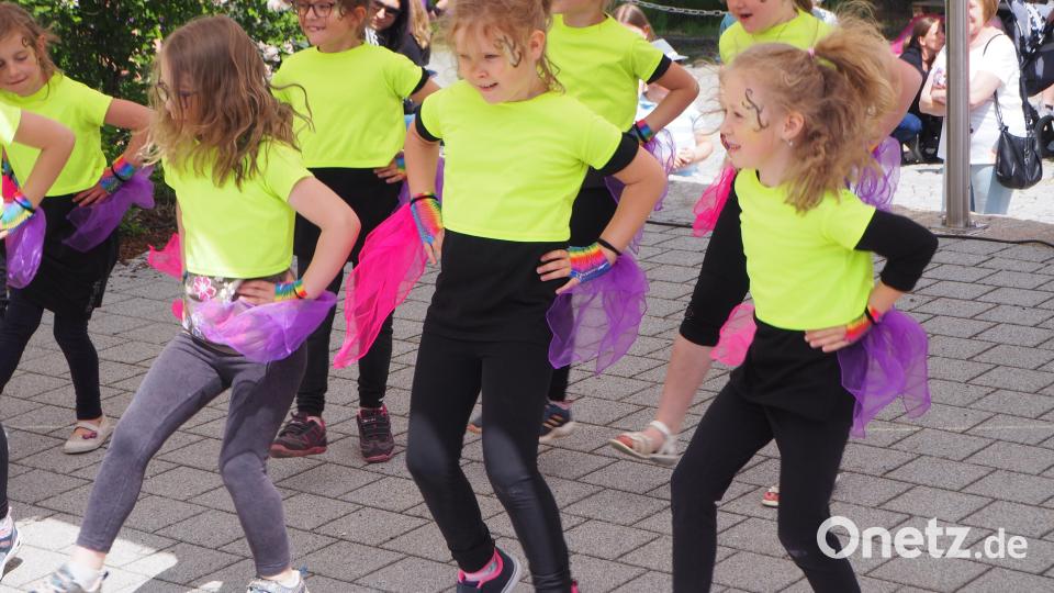 auch die Kindertanzgruppen waren gut drauf Bild: wmi