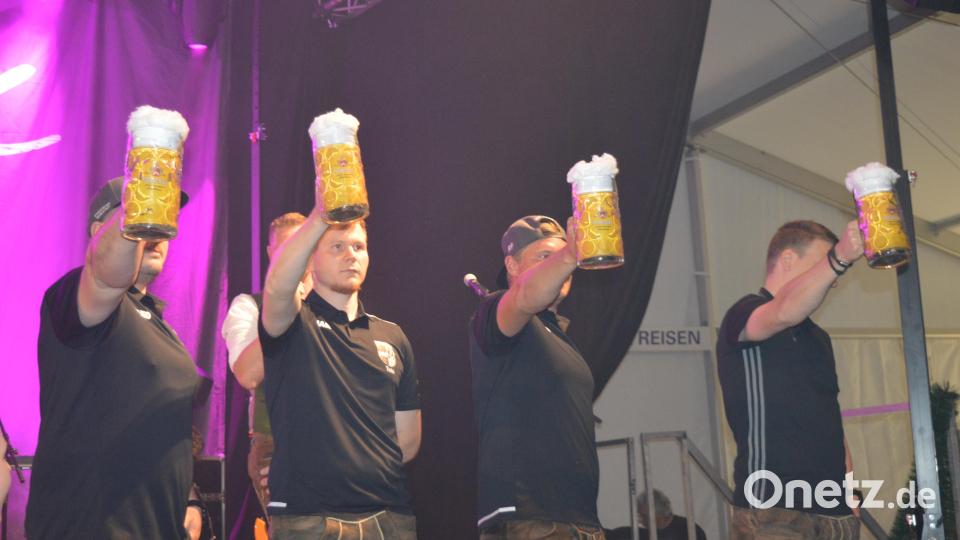 Über alle Festtage findet die Maßkrug-Challenge statt. Bild: bej