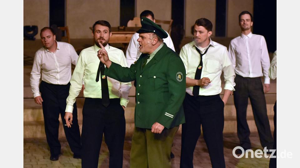 Premiere des Festspiels "900 samma", am Frohnberg bei Hahnbach. Bild: Stephan Huber