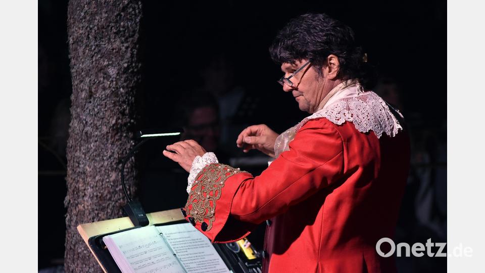 Premiere des Festspiels "900 samma", am Frohnberg bei Hahnbach. Bild: Stephan Huber