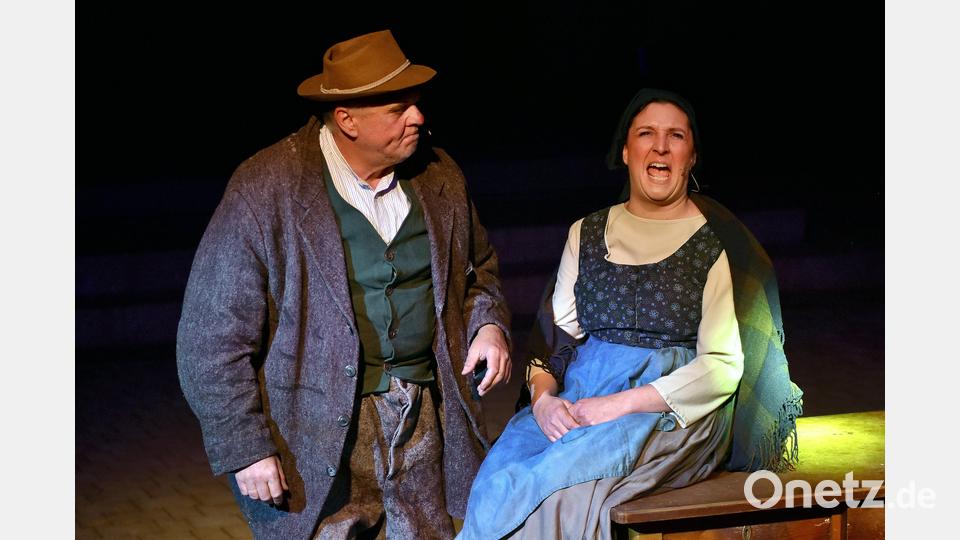 Premiere des Festspiels "900 samma", am Frohnberg bei Hahnbach. Bild: Stephan Huber