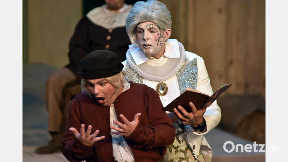 Premiere des Festspiels "900 samma", am Frohnberg bei Hahnbach. Bild: Stephan Huber