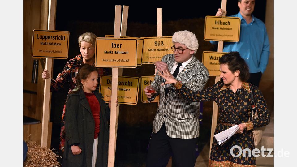 Premiere des Festspiels "900 samma", am Frohnberg bei Hahnbach. Bild: Stephan Huber