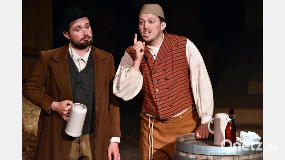 Premiere des Festspiels "900 samma", am Frohnberg bei Hahnbach. Bild: Stephan Huber