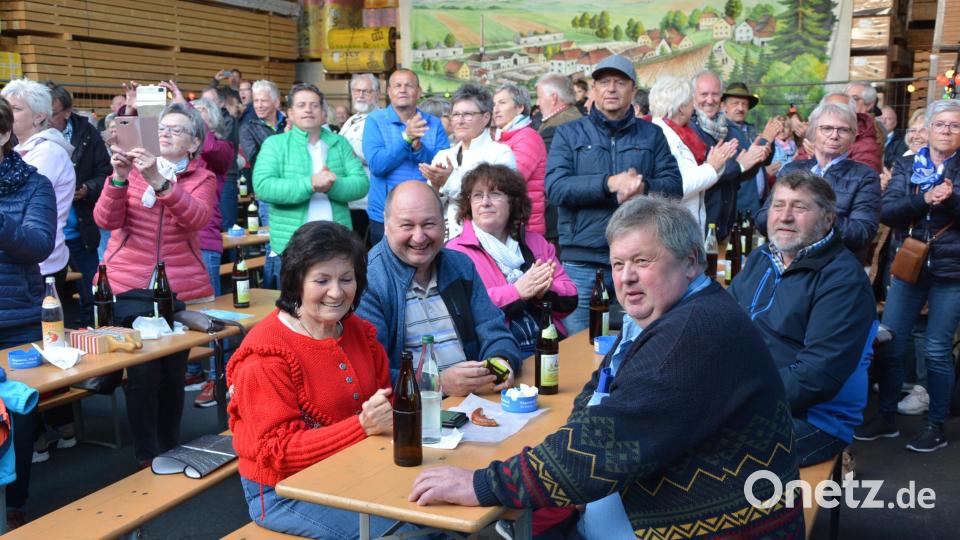 Prächtige Stimmung herrschte beim Open-Air-Konzert am Samstagabend beim Schützenverein Königshütte. Bild: jr