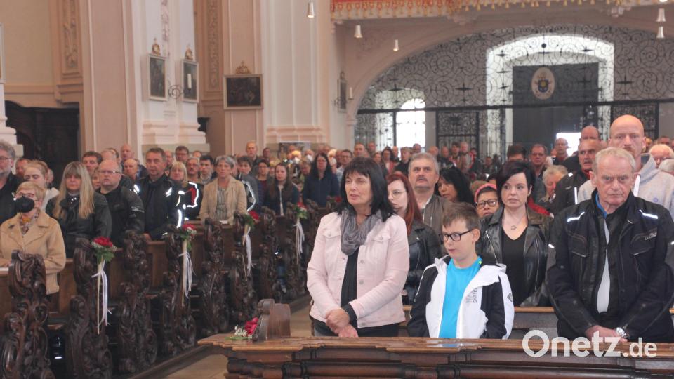Sehr gut bescuht war der Motorrad-Gottesidnest in der Basilika. Zwar noch nicht so gut wie vor der Pandemei, aber immerhin! Bild: kro