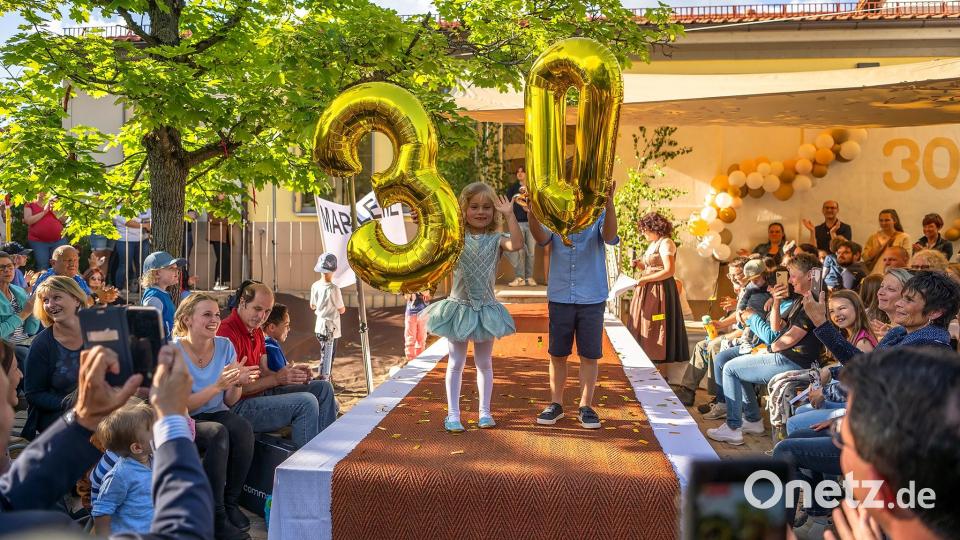 30 Jahre gibt es den Kindergarten in Neunkirchen. Bild: Weidner/Bayer/exb