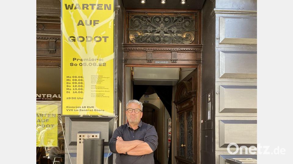 Herbert Hottner kann die Premiere von „Warten auf Godot“ am Pfingstsonntag kaum erwarten. Bild: Peter Geiger
