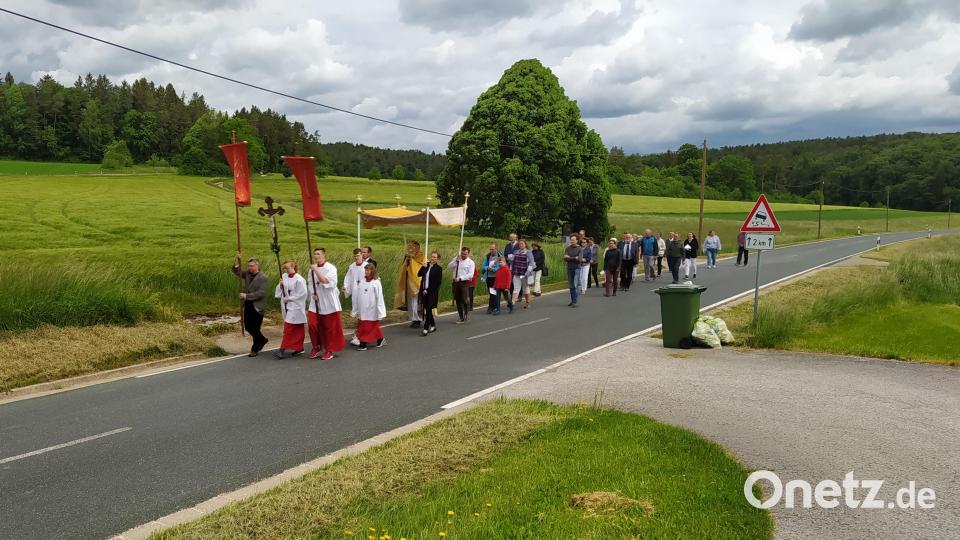 Flurprozession an Christi Himmelfahrt in Pommelsbrunn Bild: Roland Klein