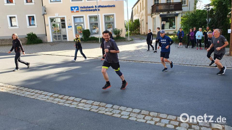 Auch Organisator Markus Kaufmann nahm am Kastler Berglauf teil Bild: jsa