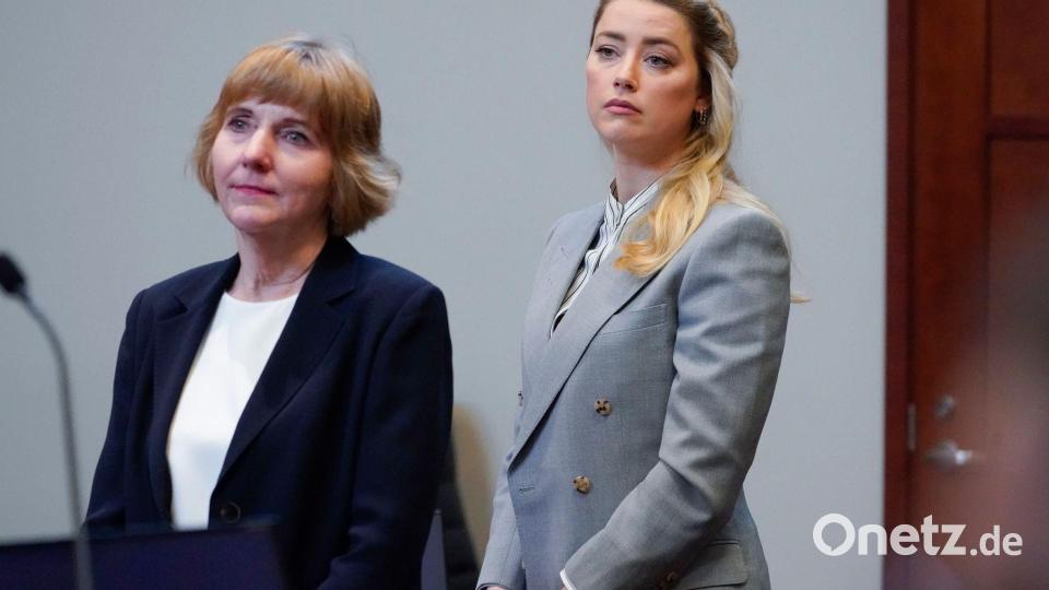 Der Prozess habe ihr unzählige Gemeinheiten eingebracht, sagte Amber Heard vor Gericht. Bild: Steve Helber/AP/dpa