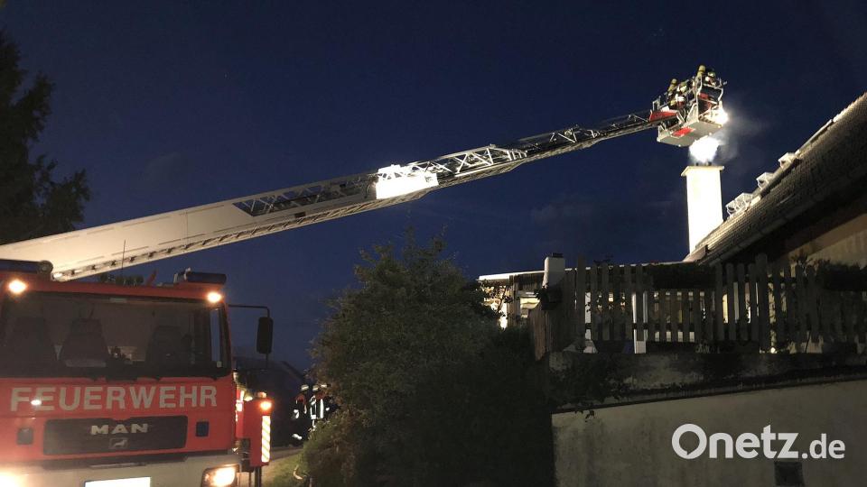 In Friedenfels kam es am Mittwoch zu einem Kaminbrand. Bild: wro